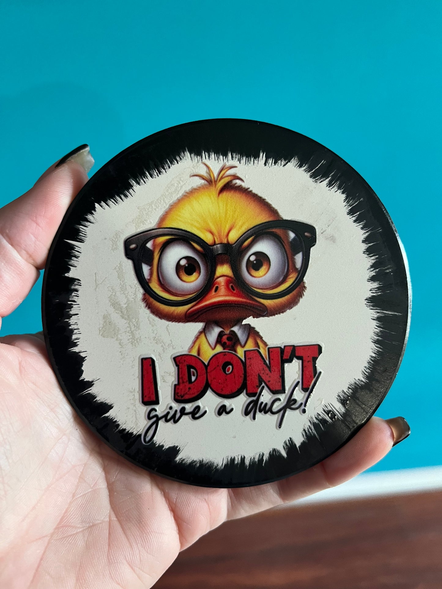 Ceramic coaster - funny design