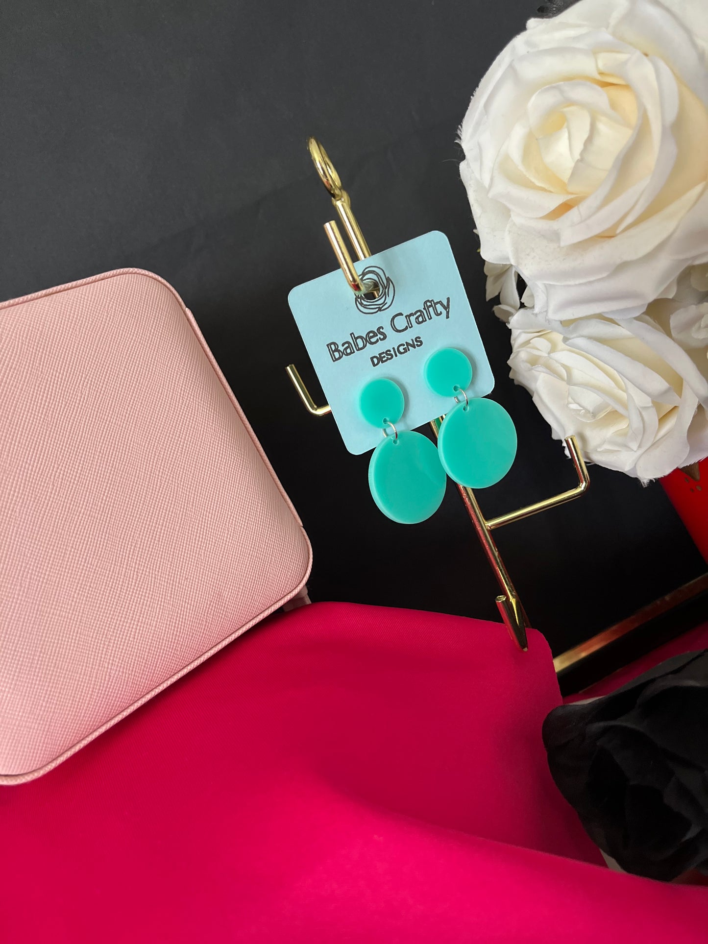 Earrings - pastel Acrylic Dangles