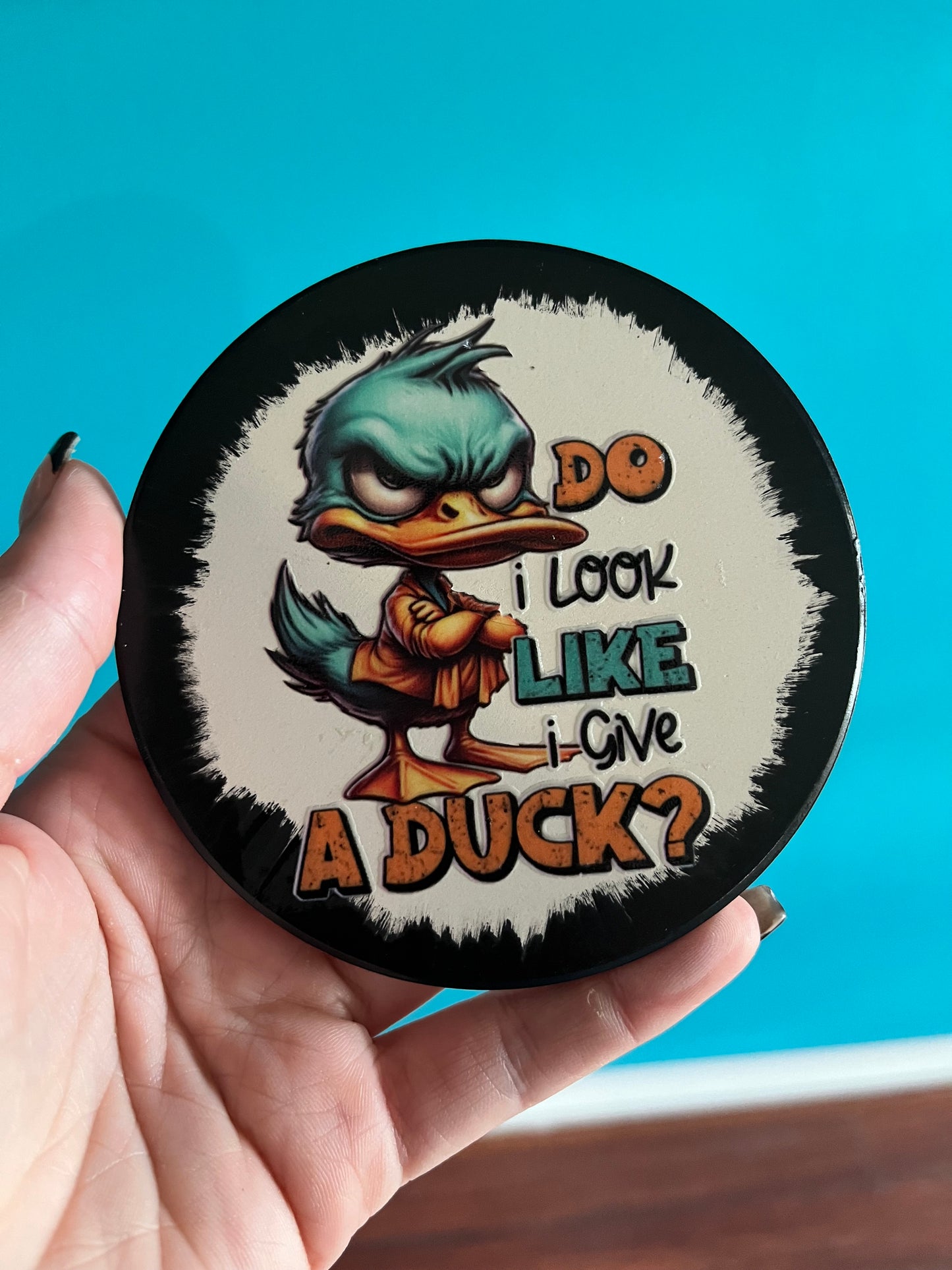 Ceramic coaster - funny design