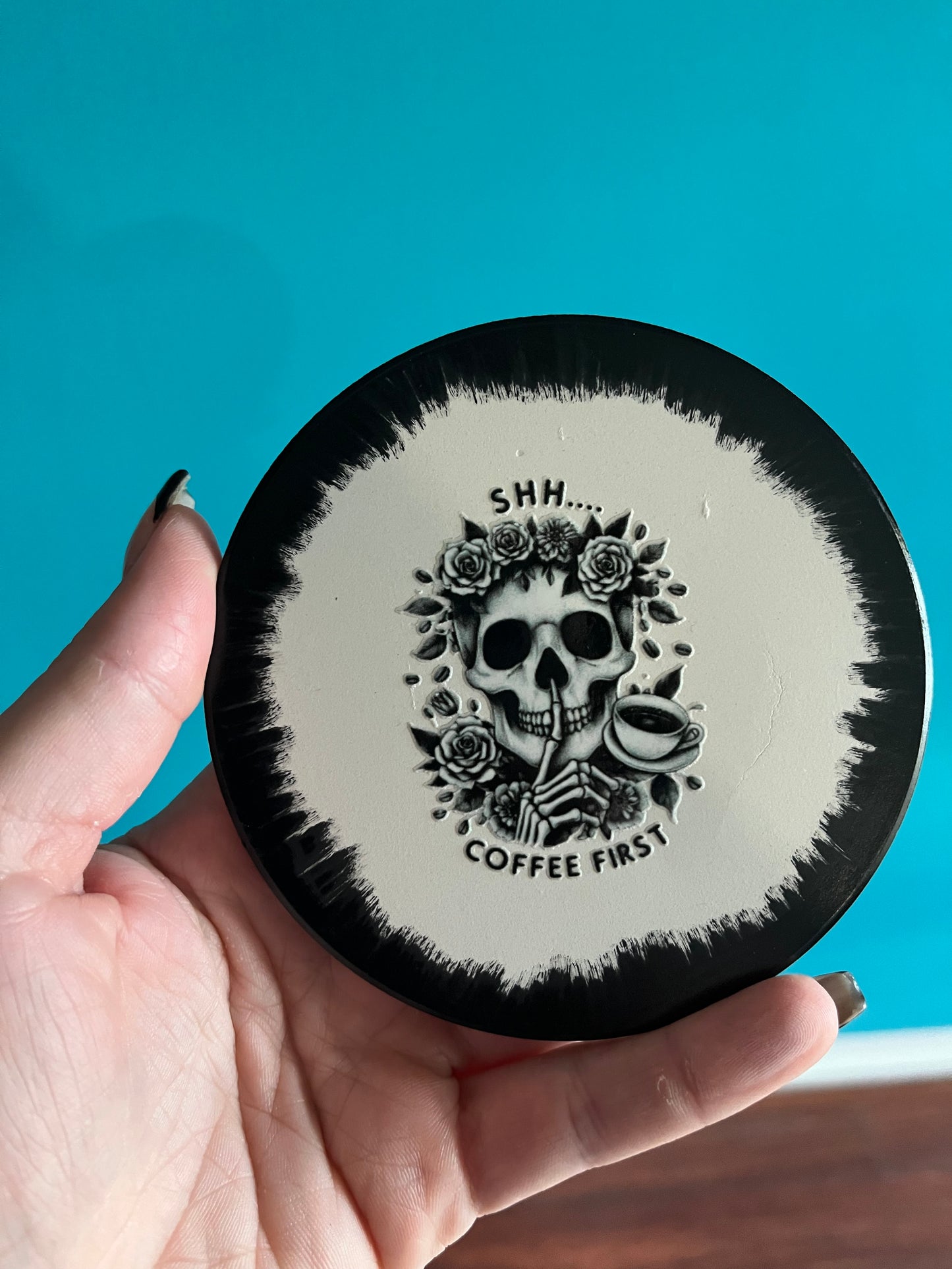 Ceramic coaster - funny design