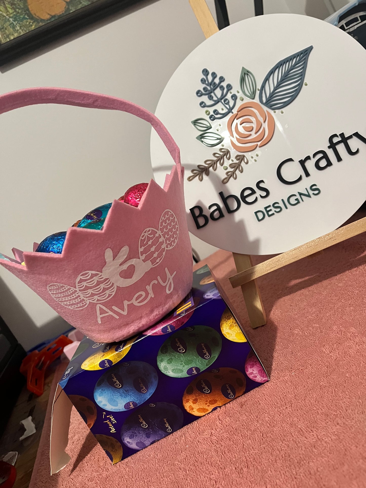 Personalised Easter basket