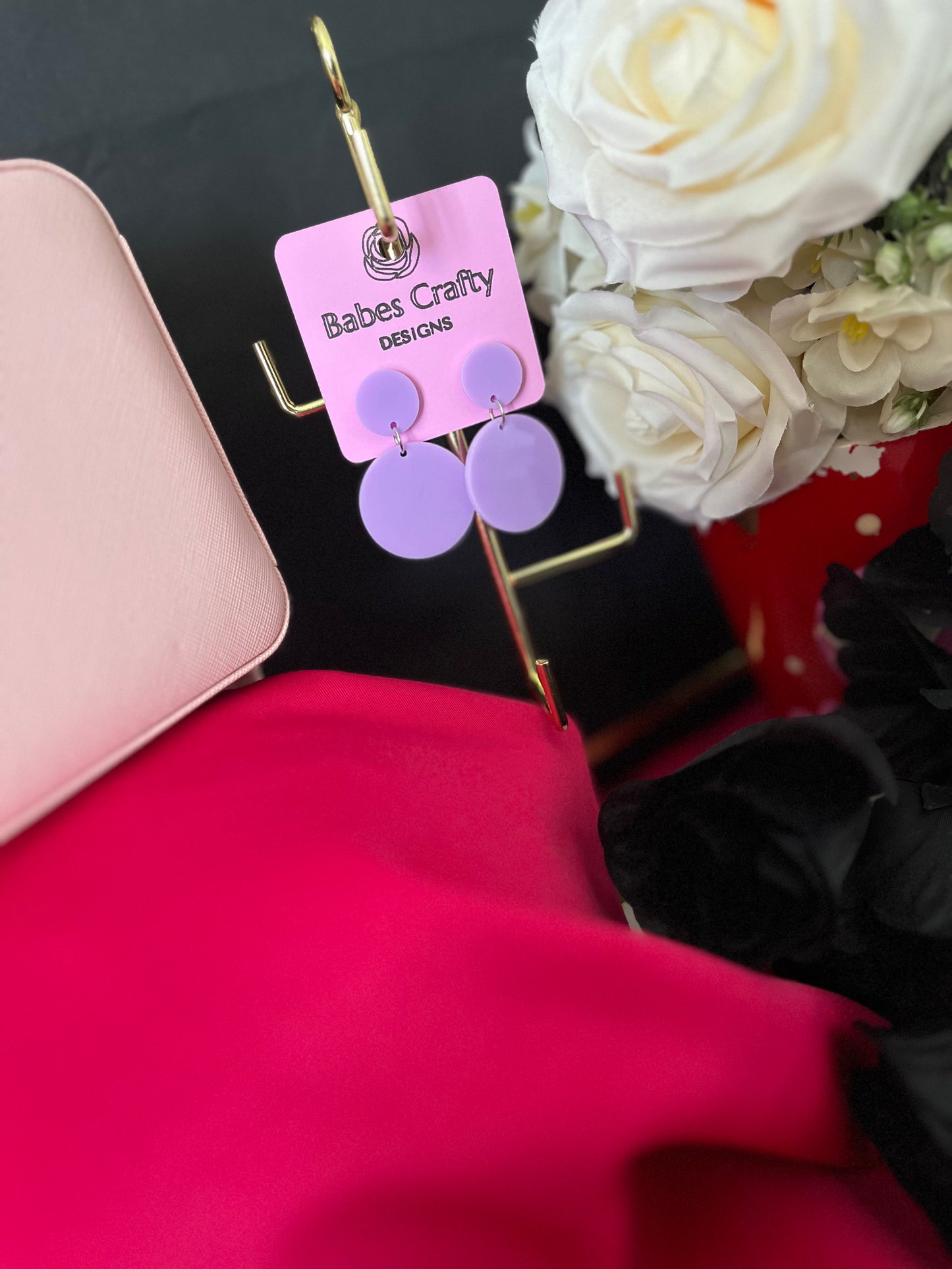 Earrings - pastel Acrylic Dangles