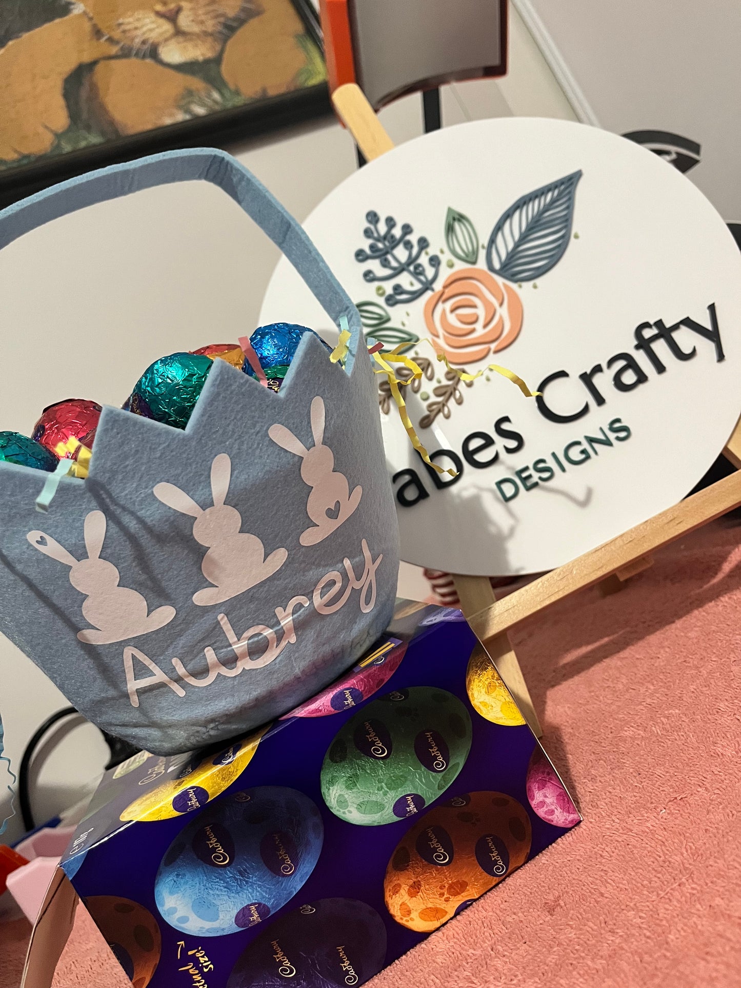 Personalised Easter basket