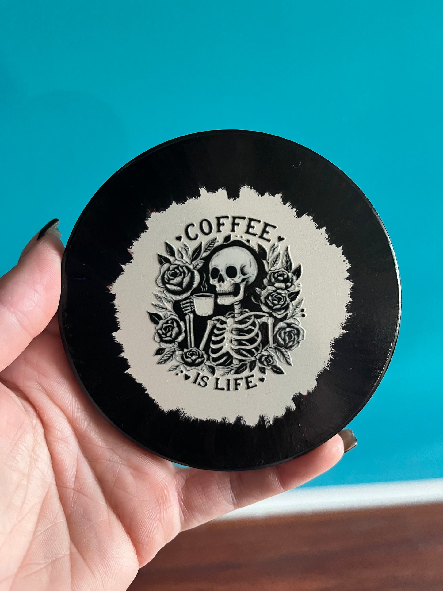 Ceramic coaster - funny design