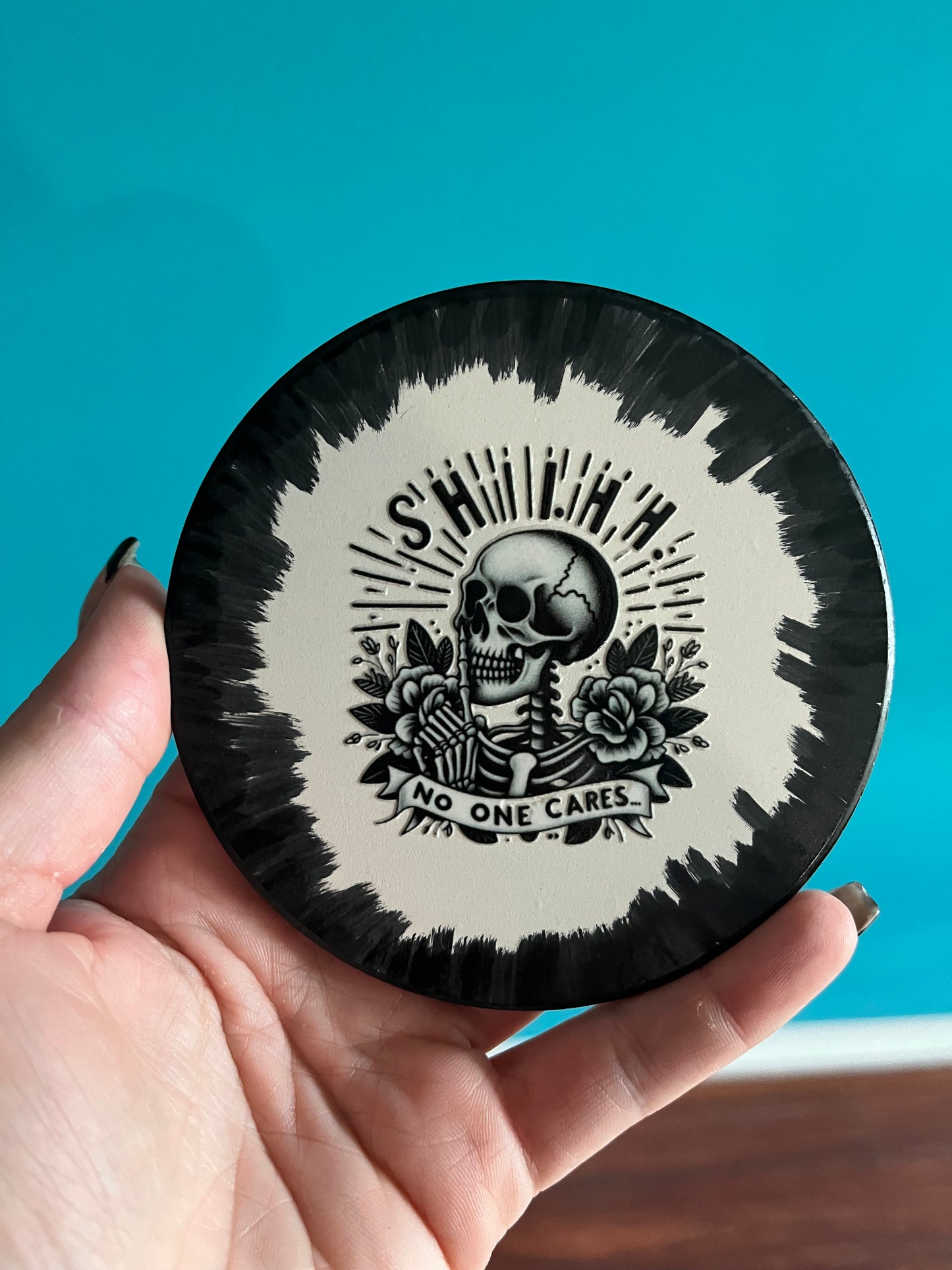 Ceramic coaster - funny design