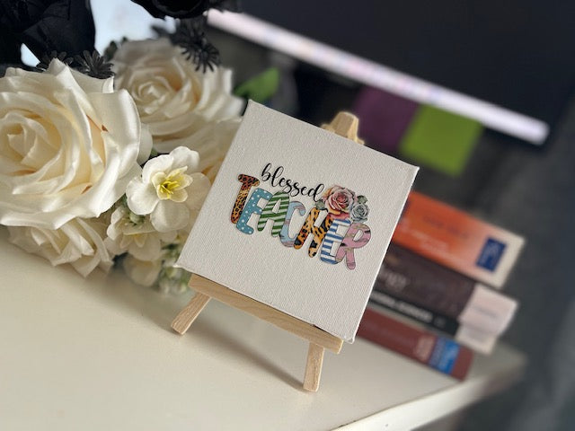 Teacher Gift - Mini Canvas