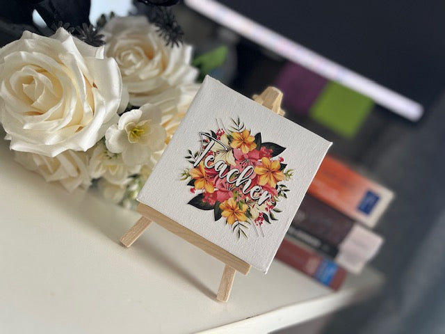 Teacher Gift - Mini Canvas