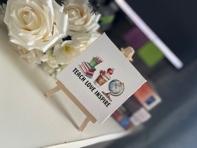 Teacher Gift - Mini Canvas