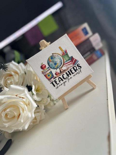 Teacher Gift - Mini Canvas