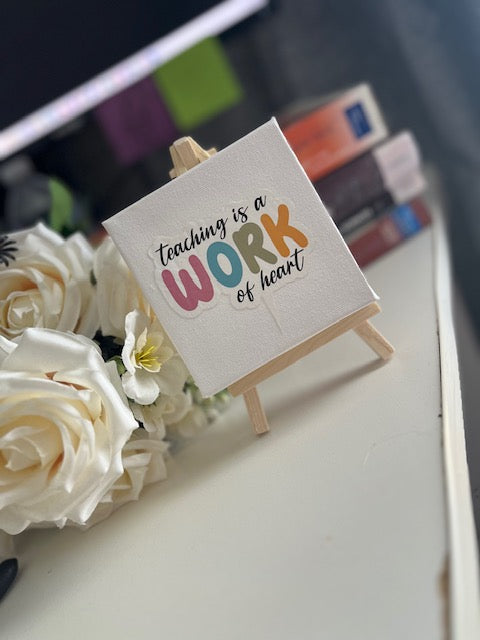 Teacher Gift - Mini Canvas