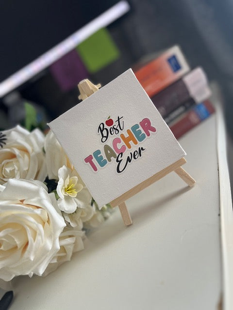 Teacher Gift - Mini Canvas