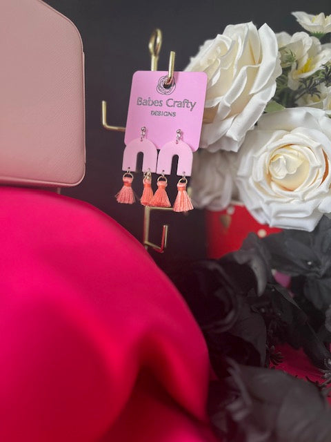 Earrings - Arch and Tassel Dangles