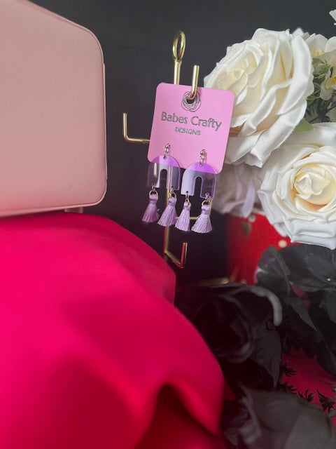 Earrings - Arch and Tassel Dangles