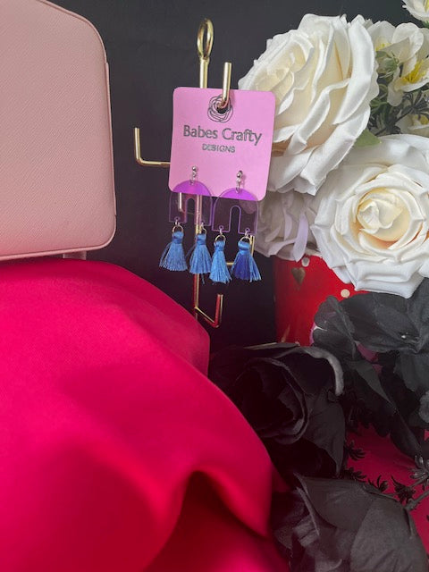 Earrings - Arch and Tassel Dangles