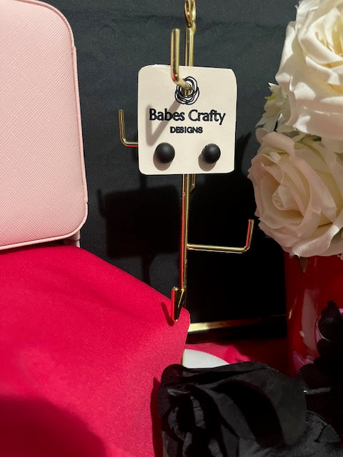 Earrings - Half Bauble Studs
