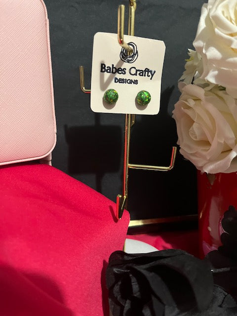 Earrings - Half Bauble Studs