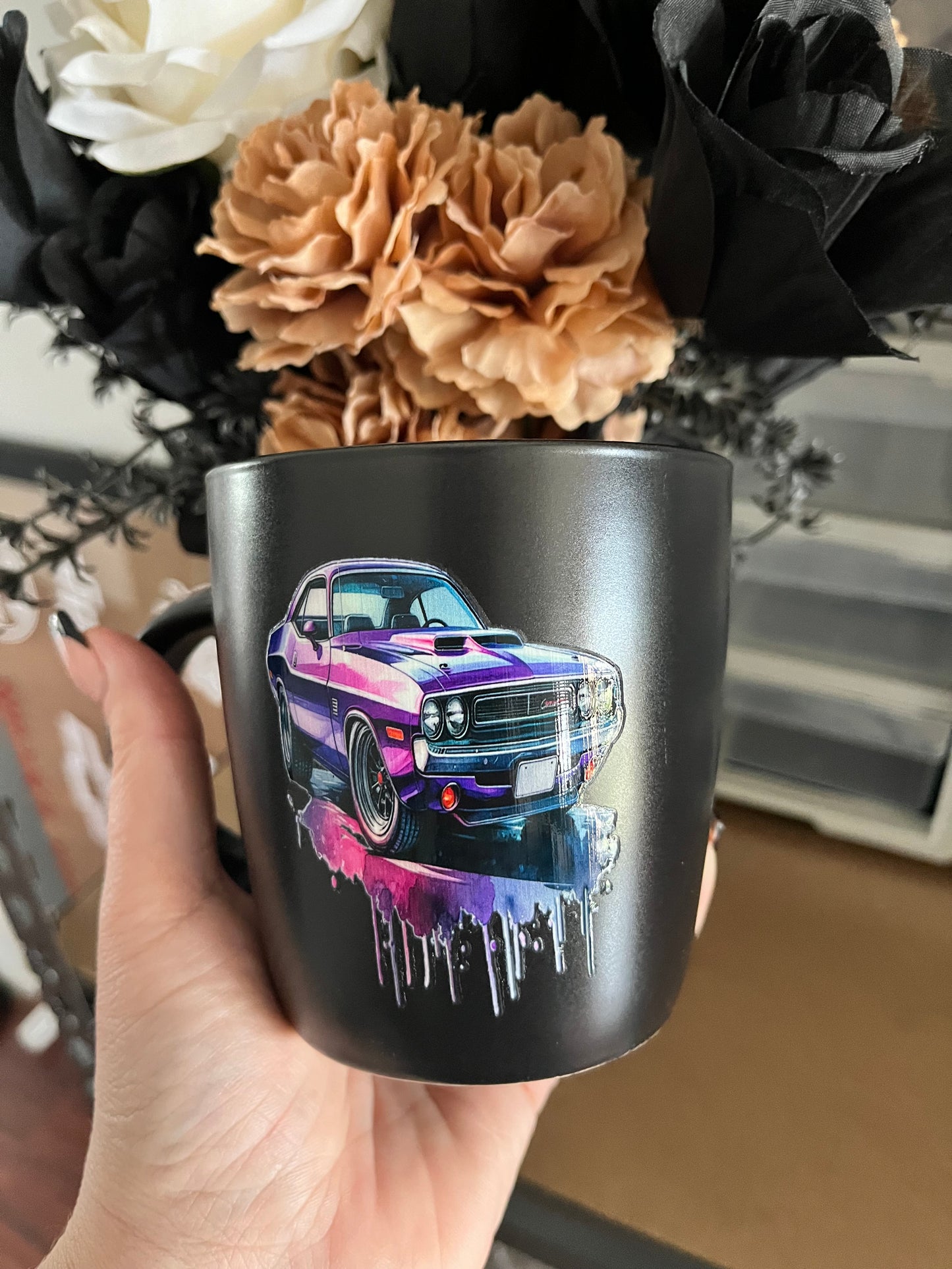 Illustration car lover mug