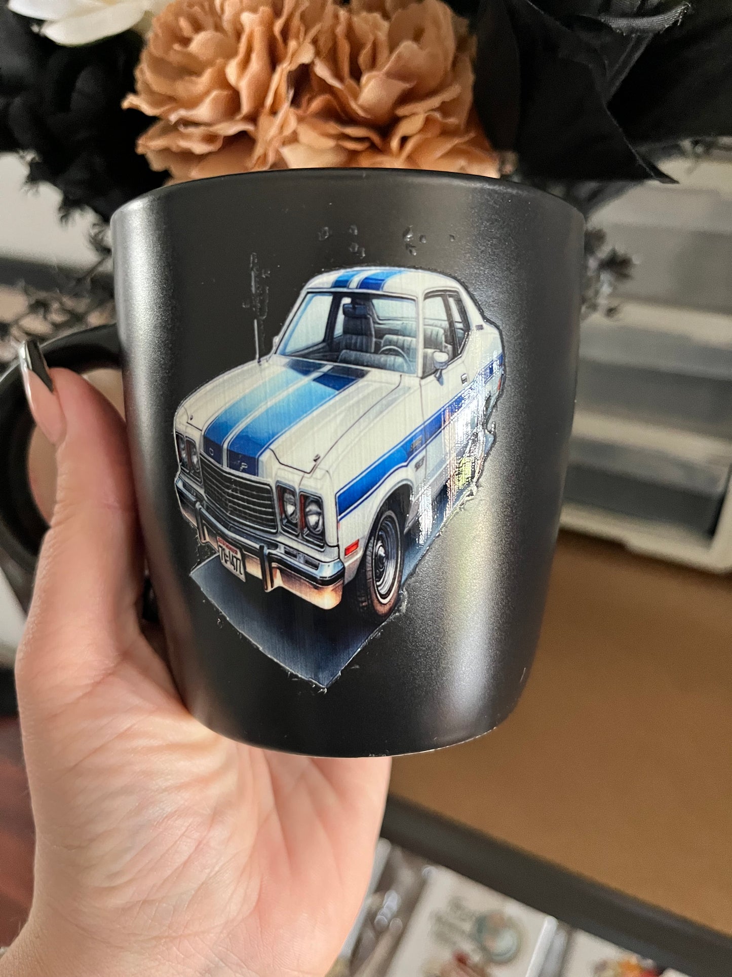 Illustration car lover mug