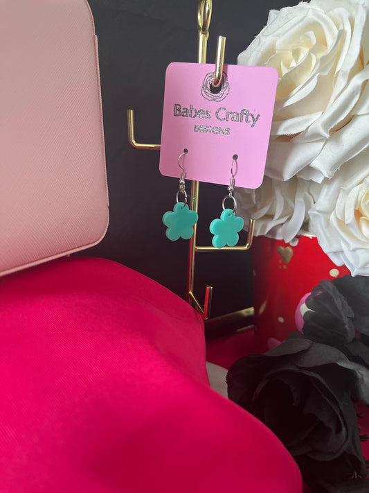 Acrylic flower Dangle