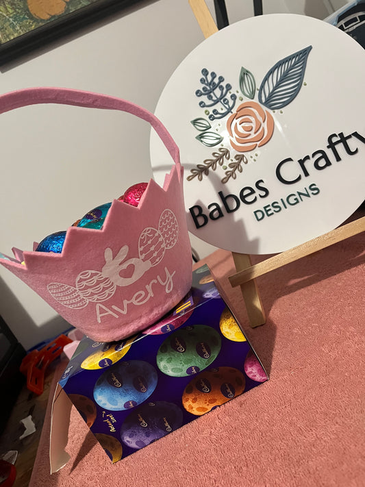 Personalised Easter basket