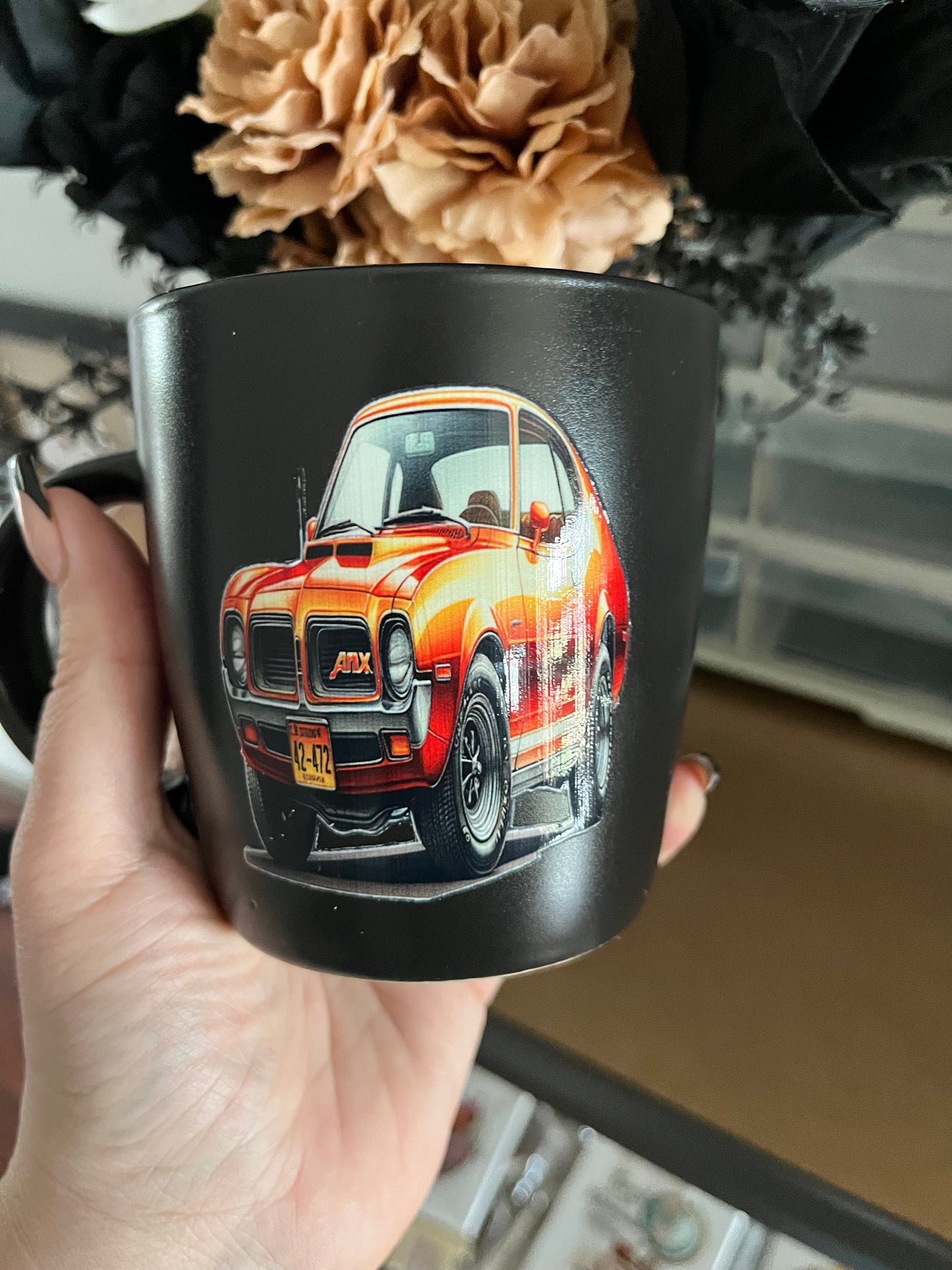 Illustration car lover mug