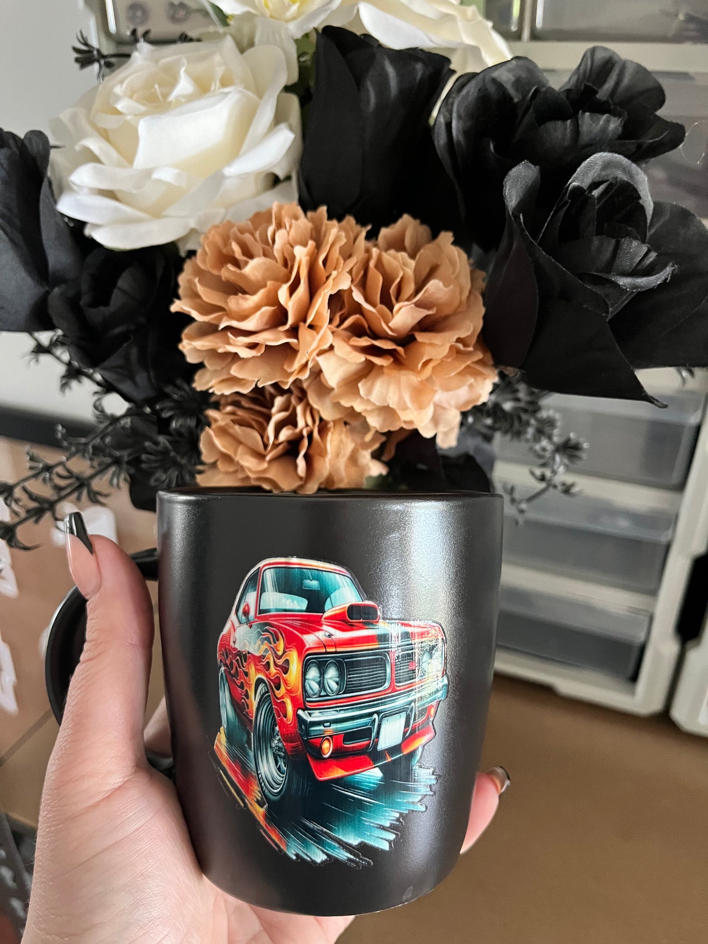 Illustration car lover mug