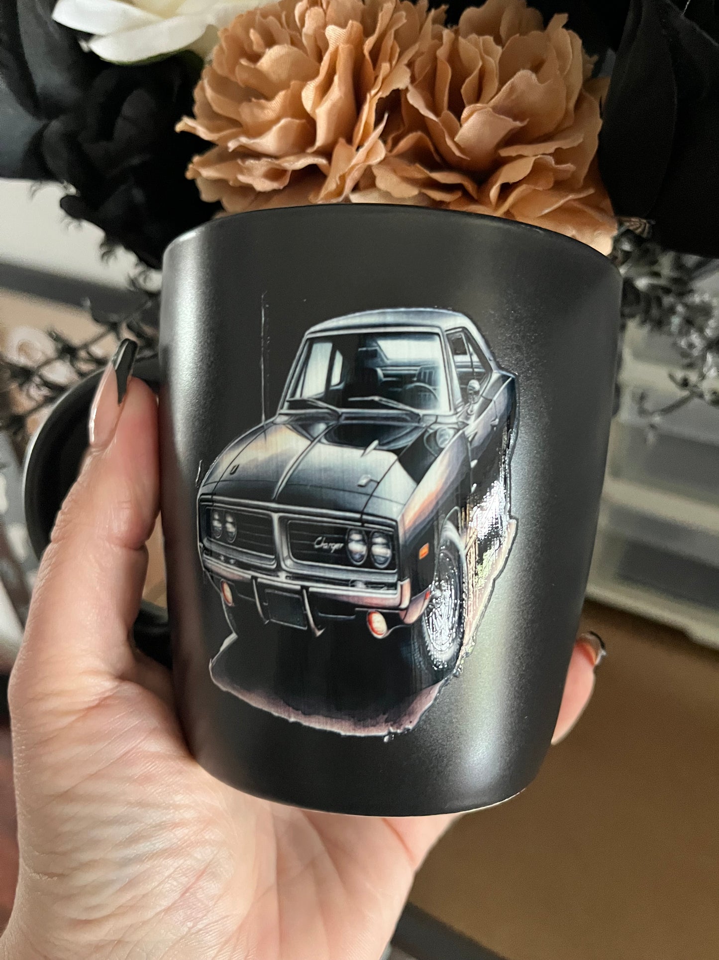 Illustration car lover mug