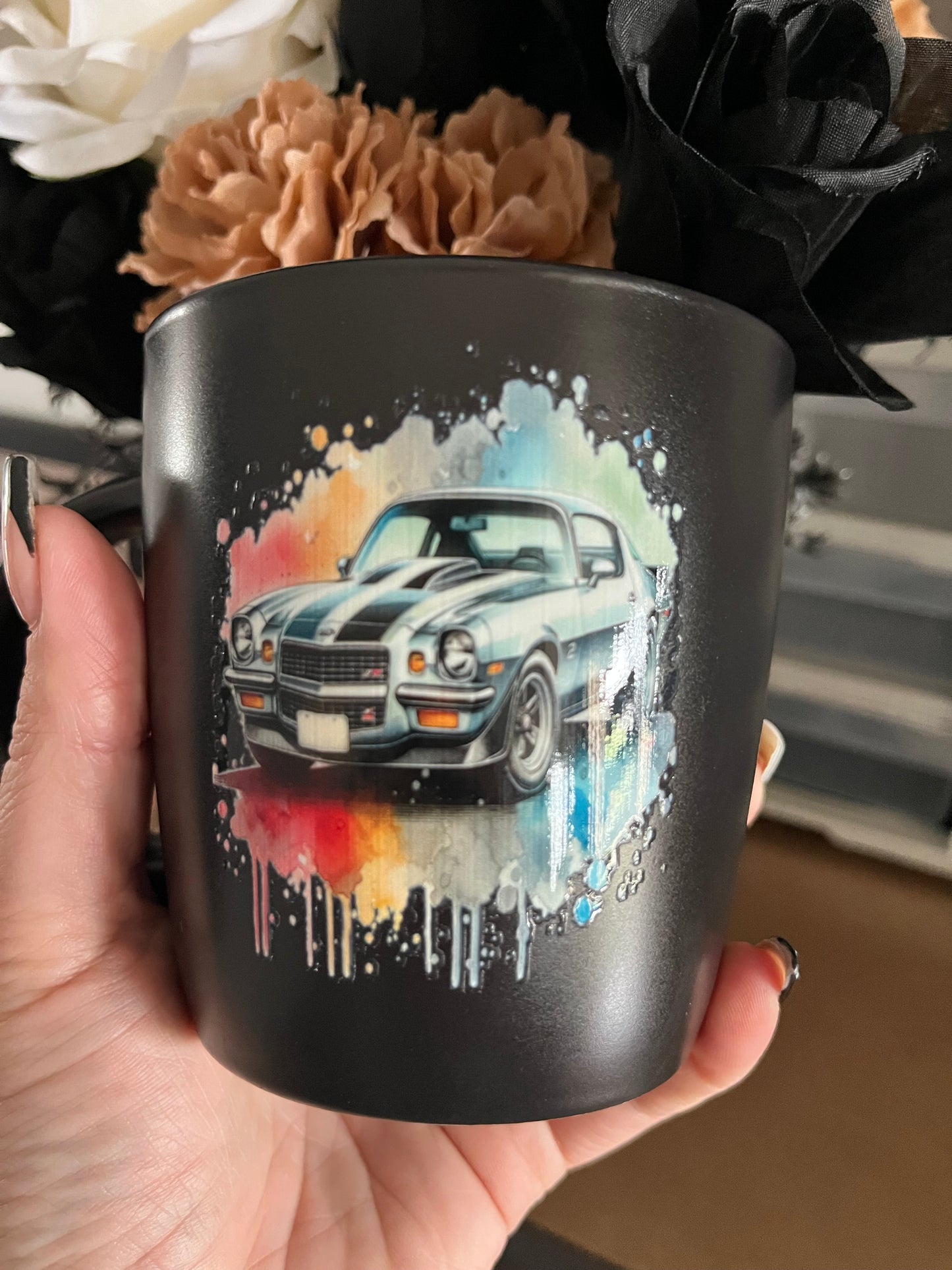 Illustration car lover mug