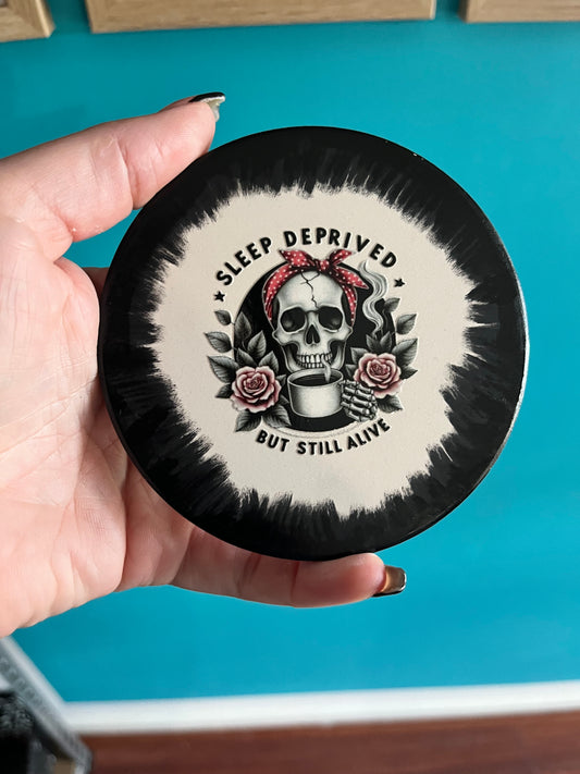 Ceramic coaster - funny design