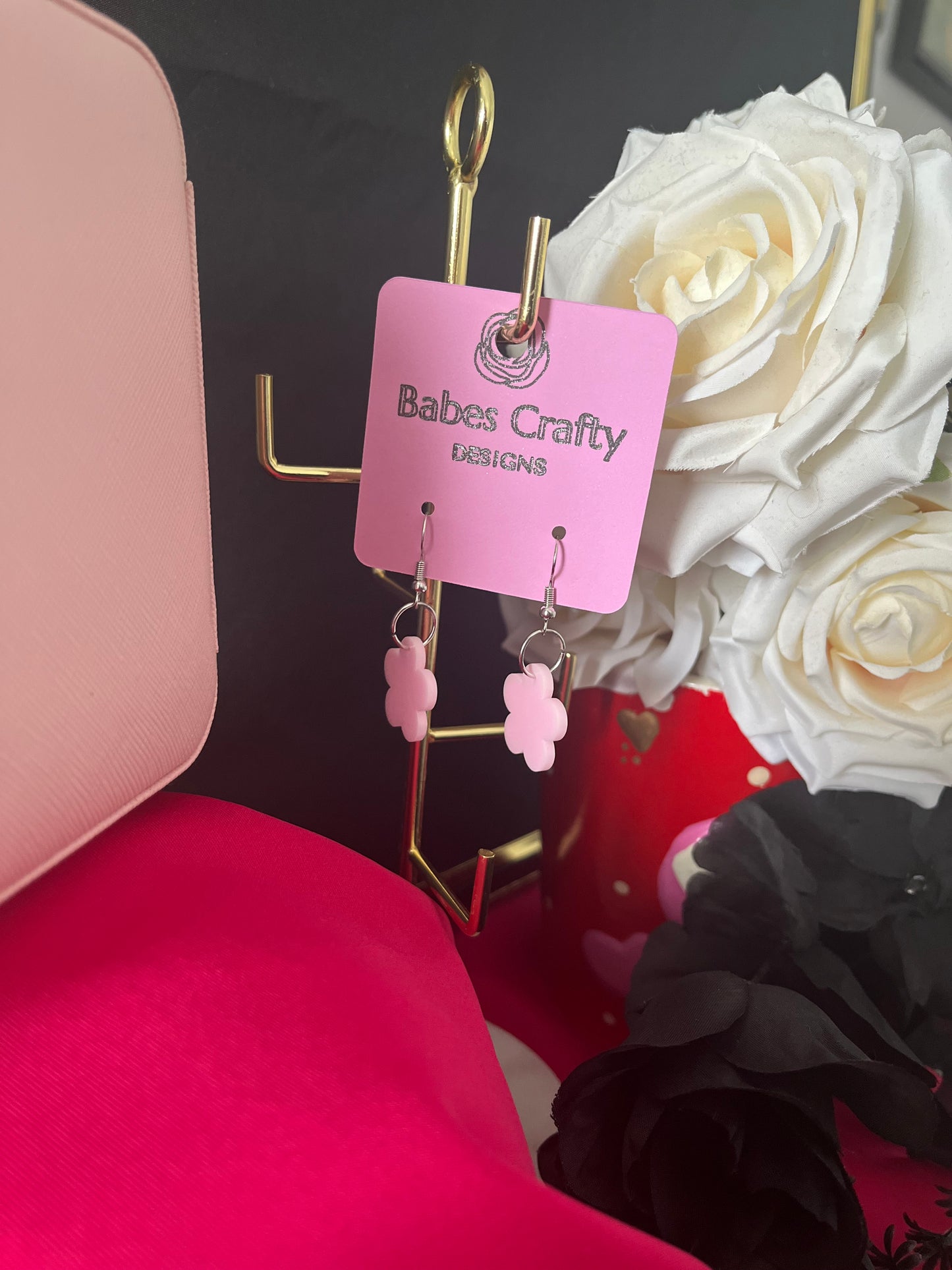 Acrylic flower Dangle