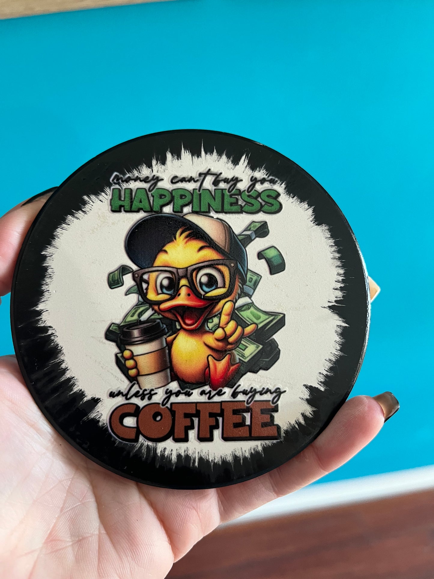 Ceramic coaster - funny design