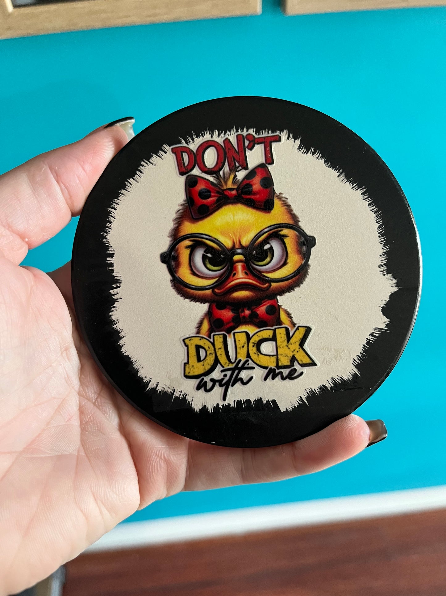 Ceramic coaster - funny design