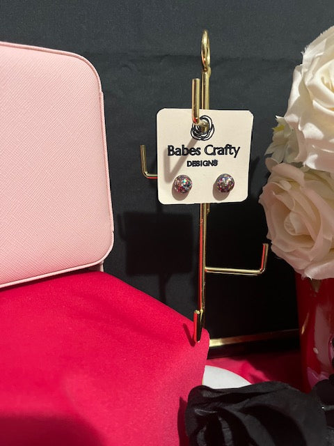 Earrings - Half Bauble Studs